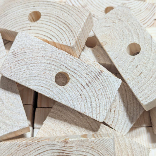 3/4" Thick Pine Chipper - Natural