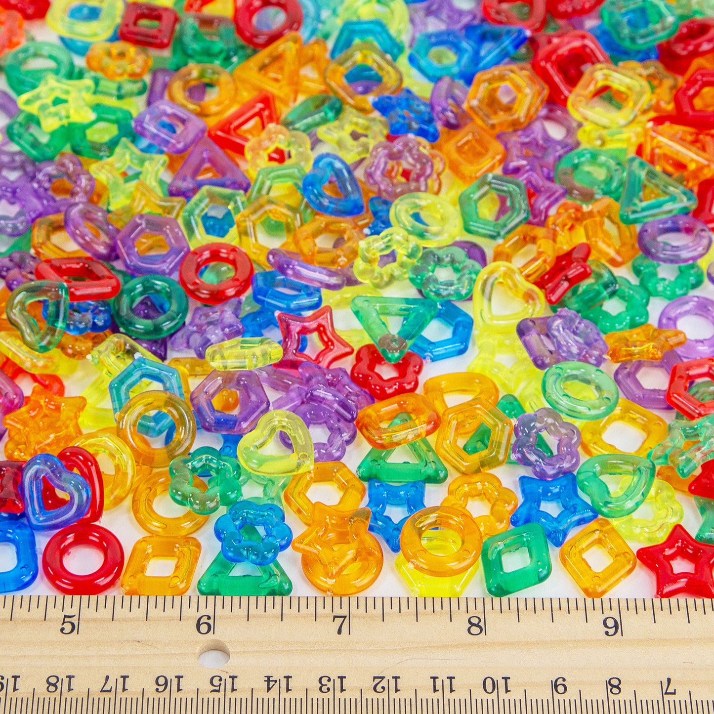1 oz Colorful Beads (about 50 pieces) - Bird Toy Part