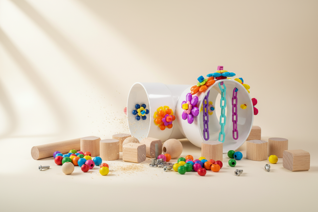 Table-top Adventure Tunnel with materials