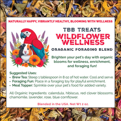 Wildflower Wellness - 100% organic herbal bird food